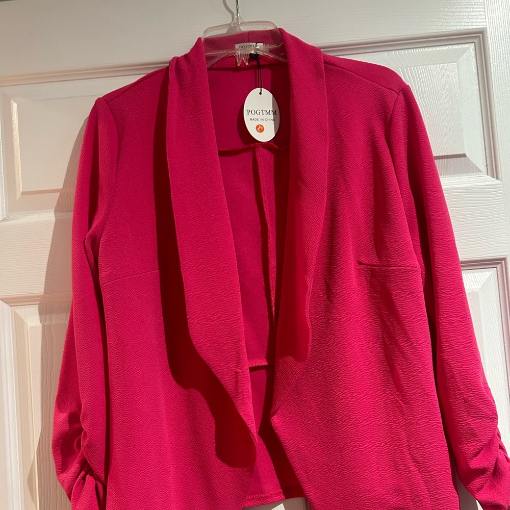 New with tags pink blazer